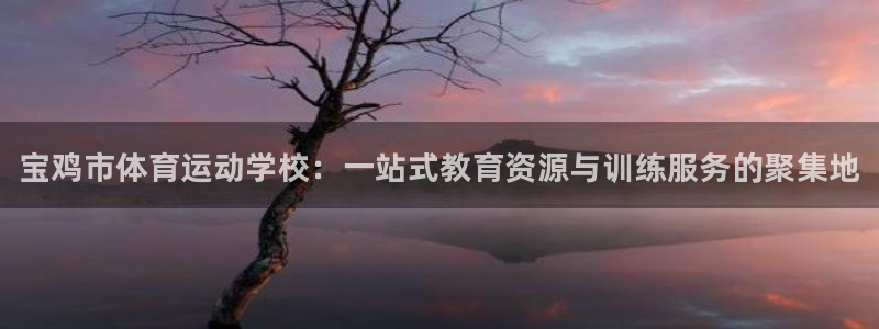 欧亿体育官方正版app集团logo：宝鸡市体育运动学校：一站